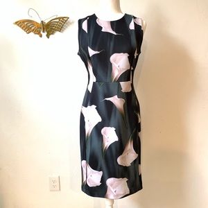 CALVIN KLEIN Printed Sheath Dress